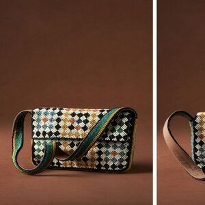 Anthropologie Fiona Beaded Bag in Multi